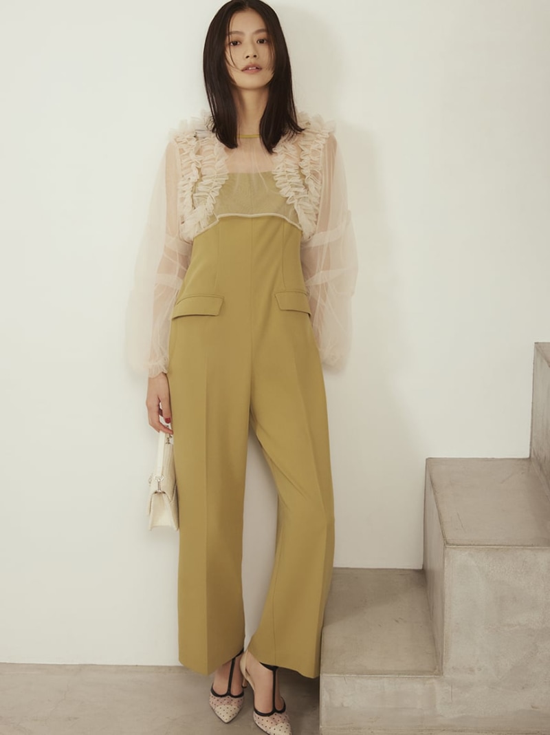 SALE／50%OFF】【新垣結衣さん着用】チュールボレロセットコンビネゾン 