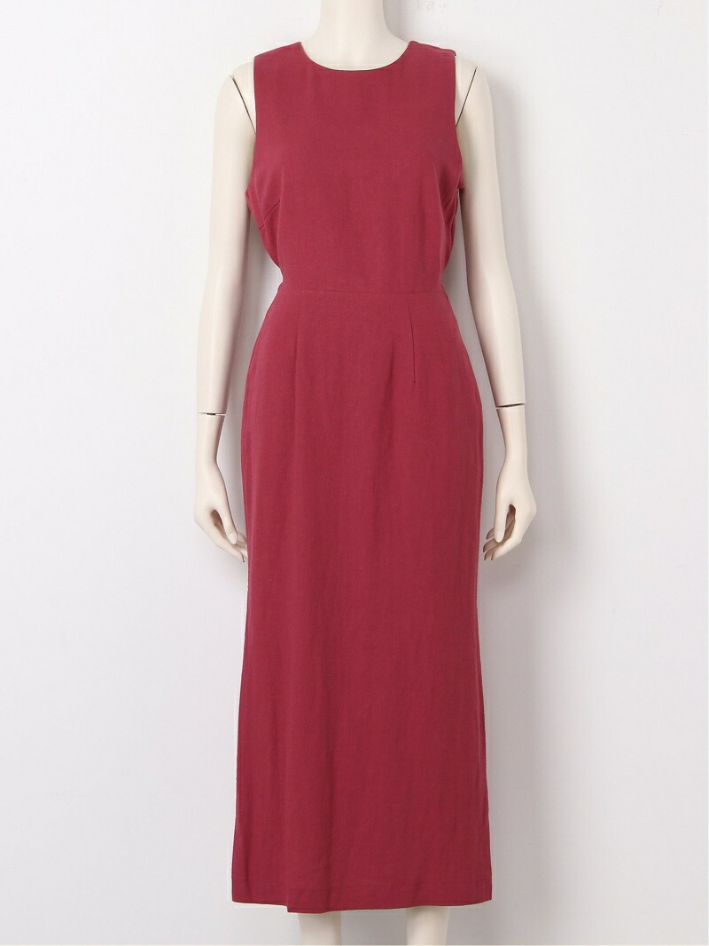 楽天市場 Rakuten Fashion Sale 45 Off バックリボンマーメイドリネンop Snidel スナイデル ワンピース ノースリーブワンピース ピンク ブラック ホワイト Rba E 送料無料 Usagistore Usagionline公式ストア