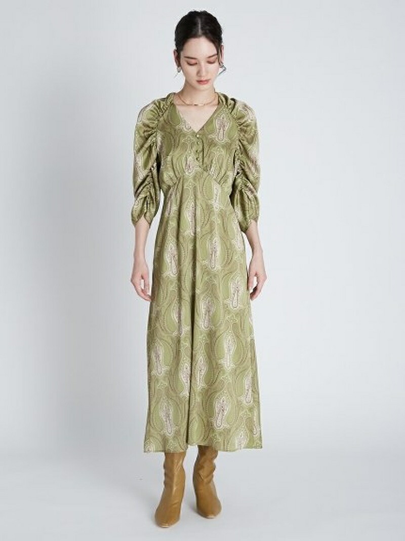 楽天市場 Sale 50 Off リバティプリントワンピース Celford セルフォード ワンピース ワンピースその他 グリーン ピンク Rba E 送料無料 Rakuten Fashion Usagistore Usagionline公式ストア