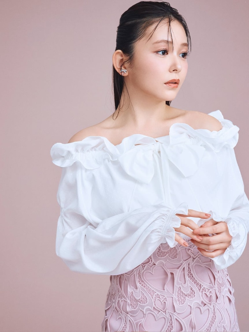 楽天市場】【SALE／45%OFF】ドット柄ボウタイブラウス CELFORD セル