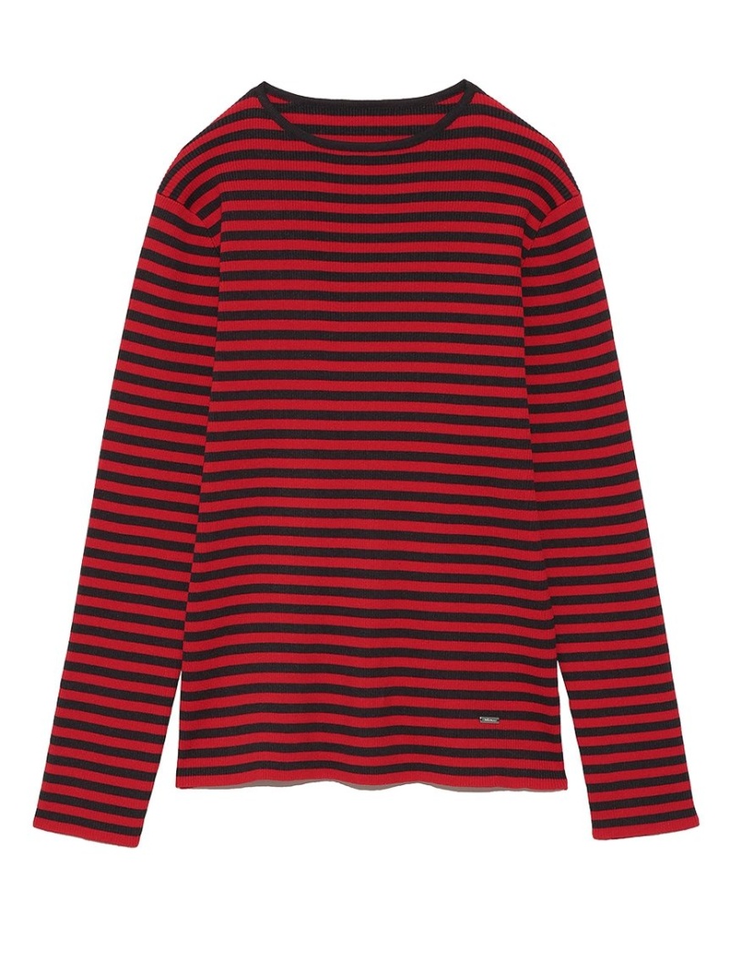 ボーダーリブニットトップス Mila ニットその他 Owen ミラオーウェン ニット