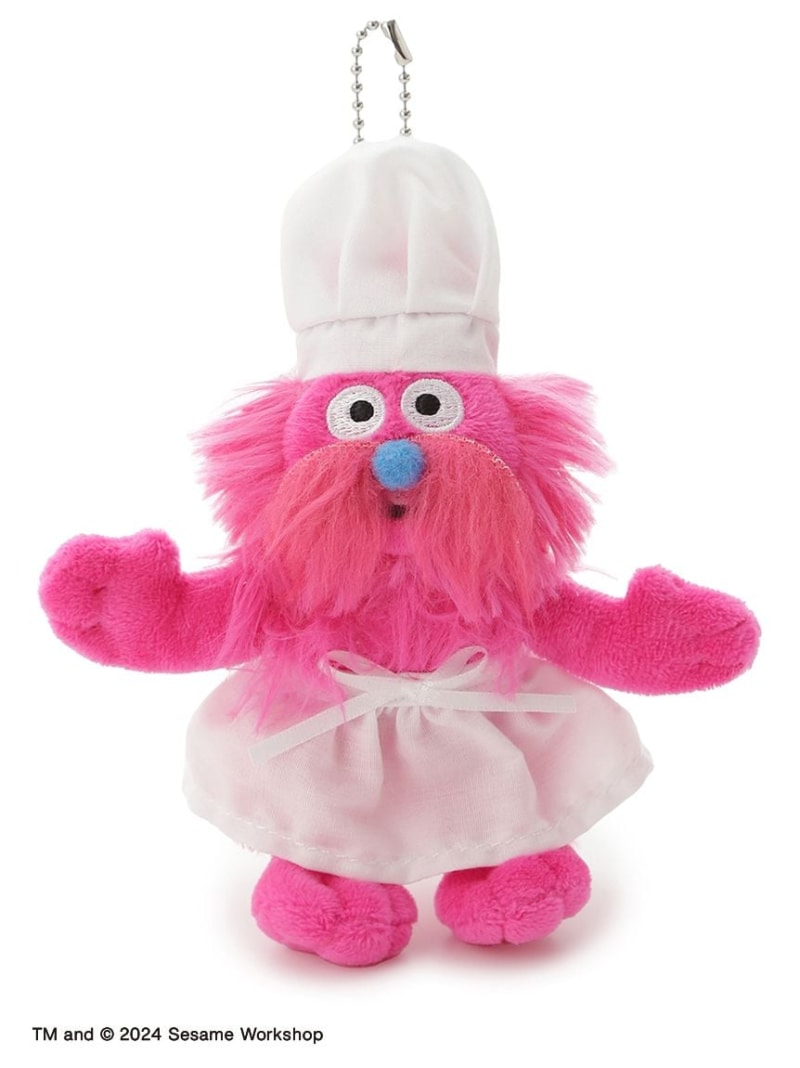 セサミストリート バークレーぬいぐるみ　アメリカ ぬいぐるみチャーム バークレー（キーケース/キーホルダー