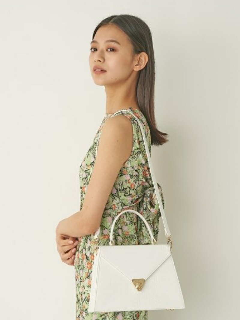 再再販 台形ハンドバッグ Lily Brown リリーブラウン バッグ バッグその他 ホワイト イエロー Rakuten Fashion 訳ありセール格安 Www Nripost Com