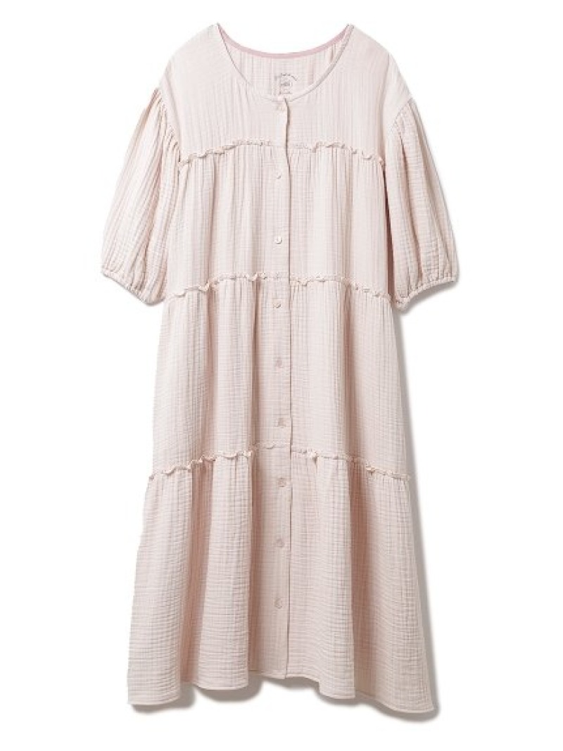 楽天市場 マタニティガーゼティアードドレス Gelato Pique ジェラートピケ ワンピース ワンピースその他 ピンク ブルー 送料無料 Rakuten Fashion Usagistore Usagionline公式ストア