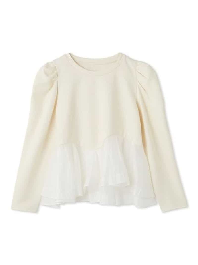 ペプラムドッキングカットトップス CELFORD セルフォード トップス カットソー・Tシャツ グレー ブラック【送料無料】[ Fashion]