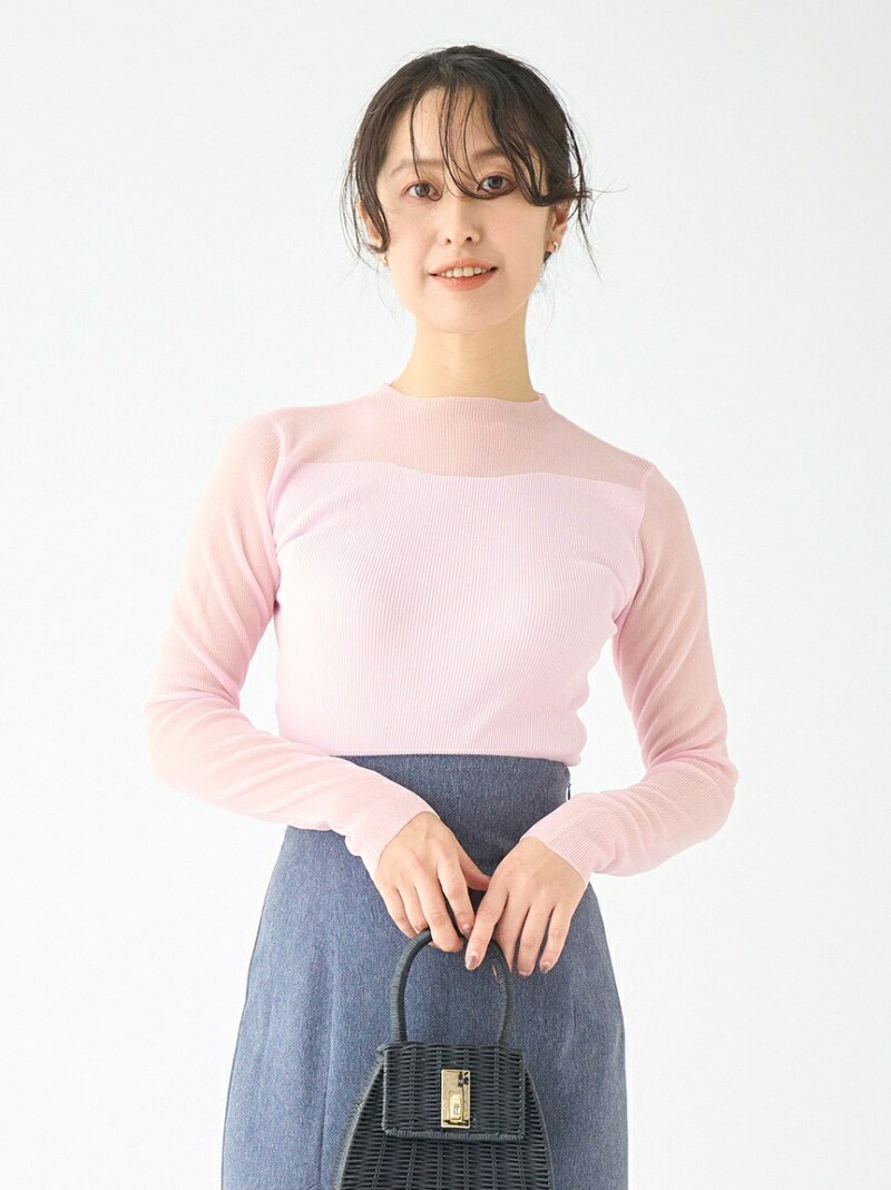 SALE／50%OFF】シアーリブニットプルオーバー CELFORD セルフォード