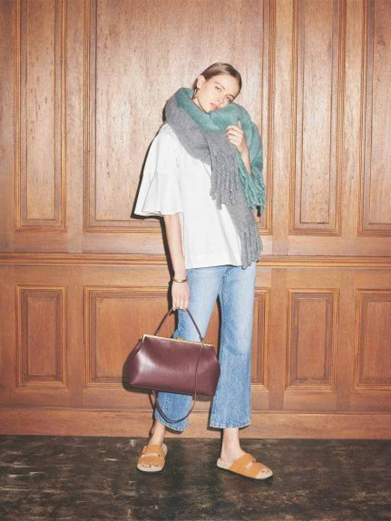 起毛ツイストフリンジストール Mila Owen ミラオーウェン ファッショングッズ