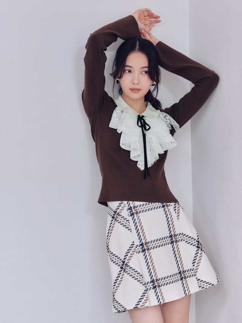 楽天市場】ラッセルレースマキシSK MIESROHE ミースロエ スカート