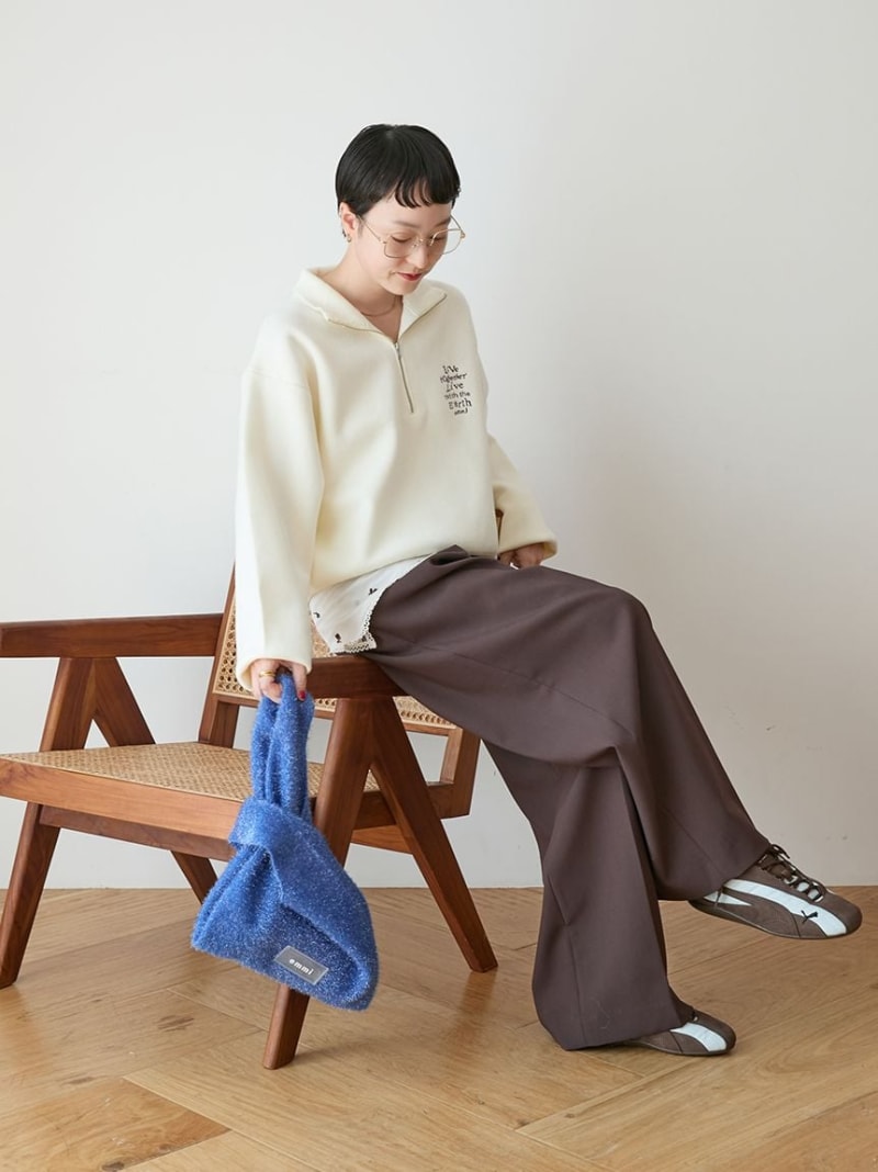 楽天市場】【SALE／40%OFF】Mt.Breath WoolRクルーネックトップス emmi