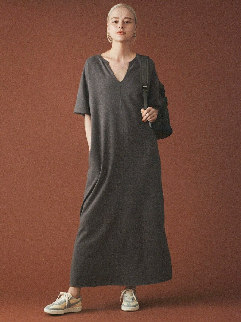 最適な材料 Emmi Atelier オーガニックコットン裏毛ワンピース Emmi エミ ワンピース ロングワンピース マキシワンピース ホワイト グレー 先行予約 Rakuten Fashion 最終値下げ Crystalchemical Com Ec