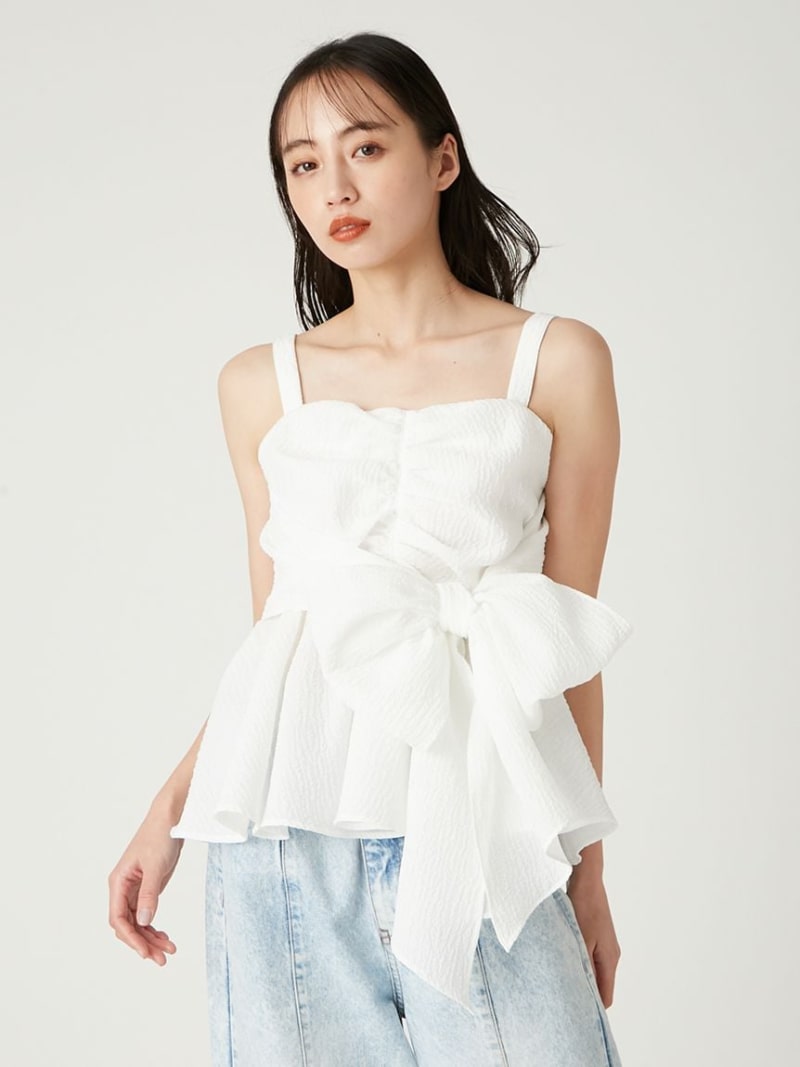 FRAY I.D フレイ アイディー　カットコンビペプラムトップス FRAY I.D｜カットコンビペプラムトップス | Rakuten Fashion