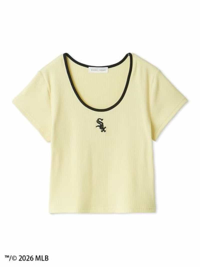 【MLB】カットTシャツ SNIDEL HOME スナイデルホーム トップス カットソー・Tシャツ ネイビー イエロー ピンク【送料無料】[ Fashion]