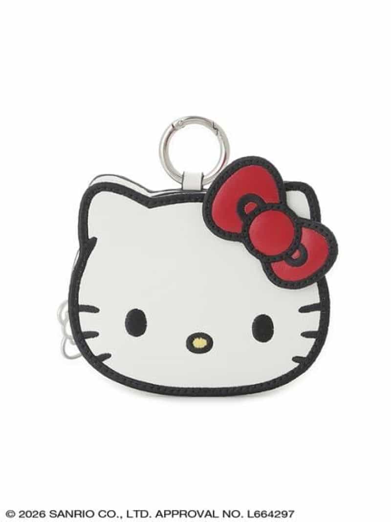 ハローキティ フェイスポーチ sanrio house サンリオ ハウス 財布・ポーチ・ケース その他の財布・ポーチ・ケース ホワイト ブラック【送料無料】[ Fashion]