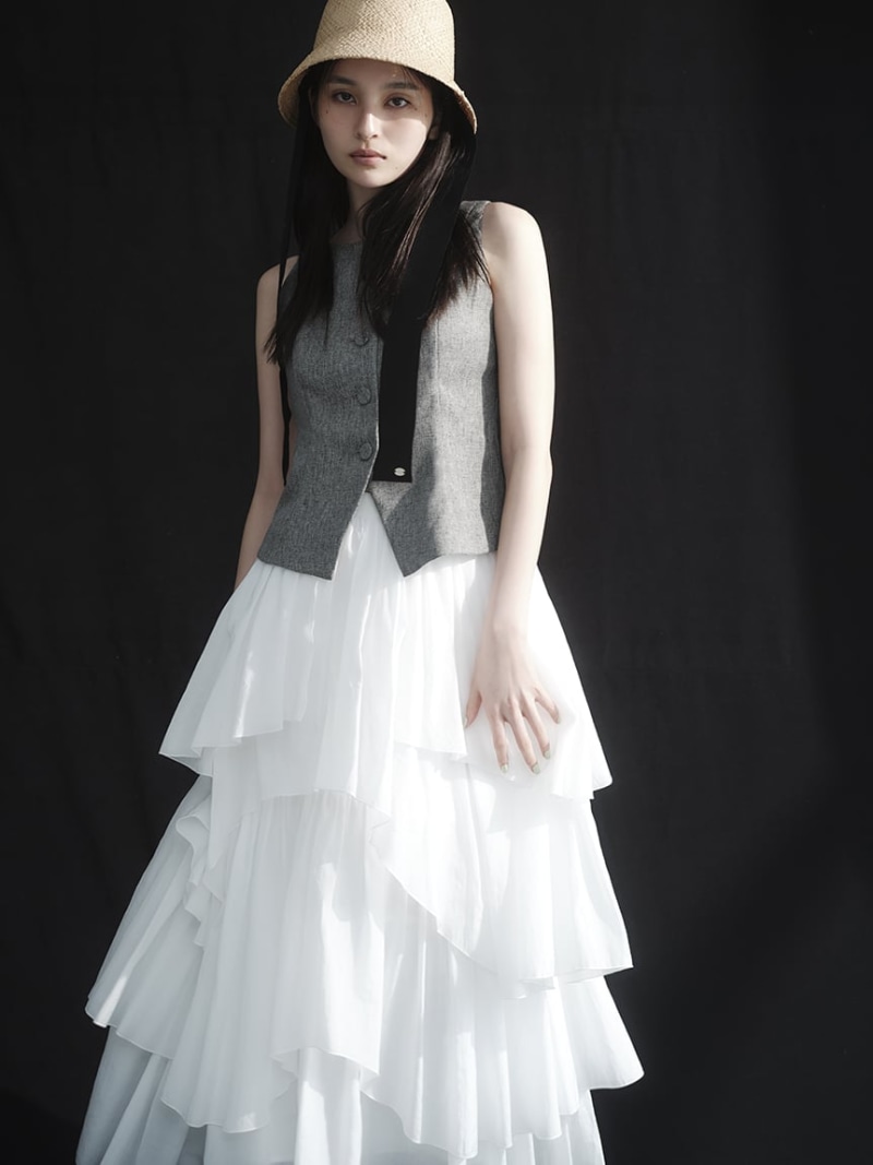 FRAY I.D フレイ アイディー　カットコンビペプラムトップス FRAY I.D｜カットコンビペプラムトップス | Rakuten Fashion