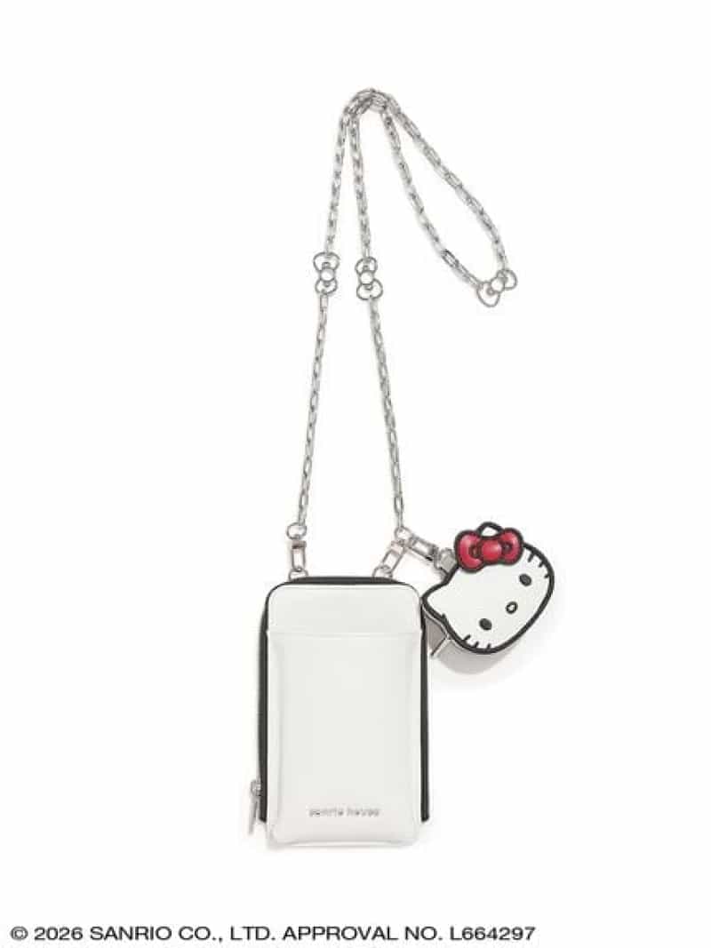 マルチショルダー(ハローキティ ミニポーチ付き) sanrio house サンリオ ハウス バッグ その他のバッグ ホワイト ピンク ブラック【送料無料】[ Fashion]