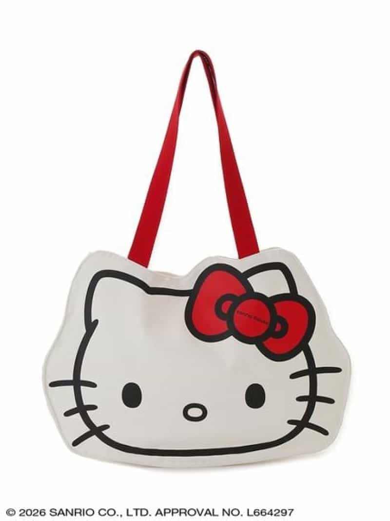ハローキティ フェイストートバッグ sanrio house サンリオ ハウス バッグ その他のバッグ ベージュ ブラック ホワイト ピンク【送料無料】[ Fashion]