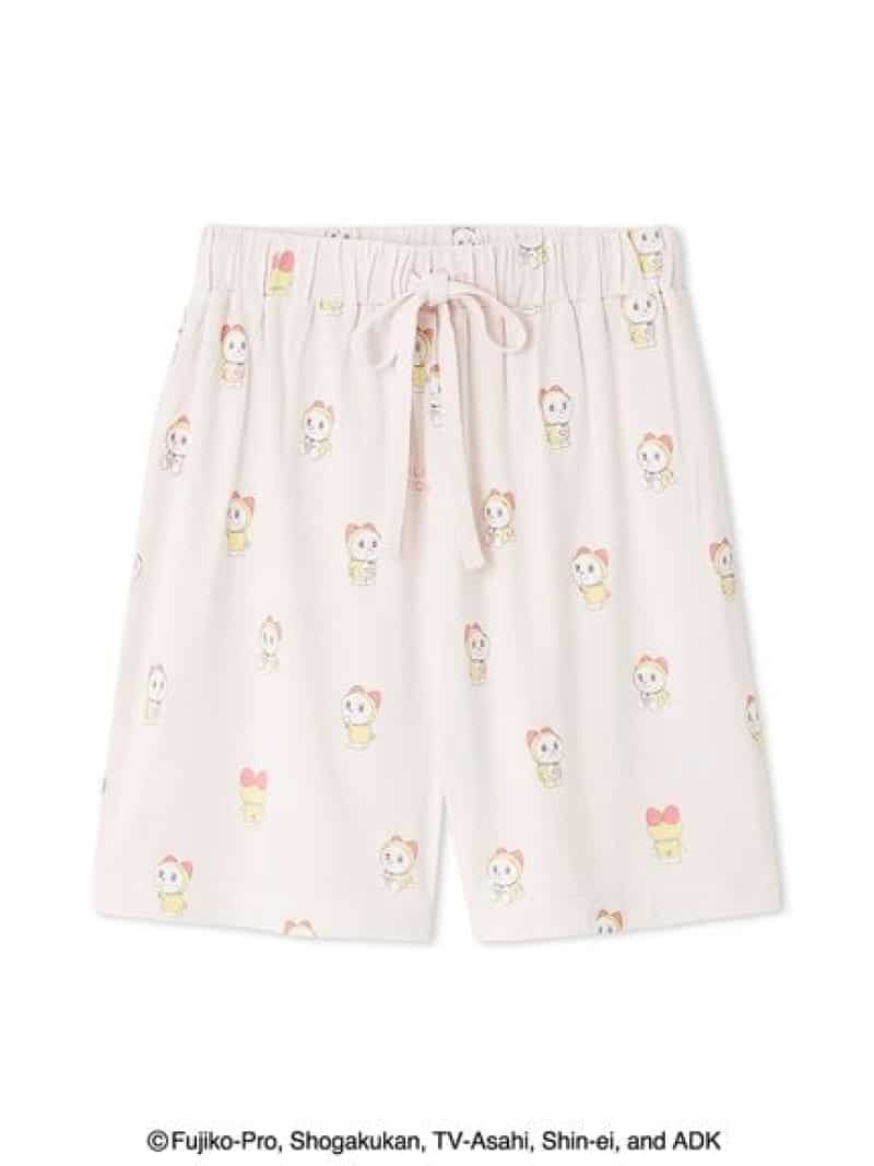 【ドラえもん】【ジュニア】総柄ショートパンツ gelato pique ジェラートピケ パンツ その他のパンツ ピンク【送料無料】[ Fashion]