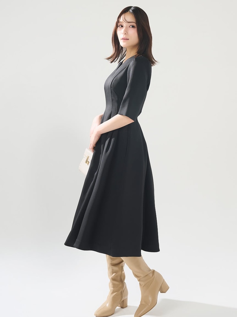 ホールガーメントワンピース CELFORD 独居室ジェラルド・r・フォード 衣裳・御召しもの 衣裳 黒いこと 緑であること【貨物輸送無料】[ Fashion]