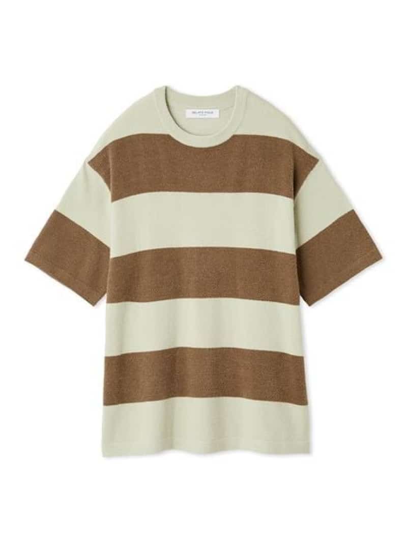 【SALE／30%OFF】【HOMME】スムーズィーliteクール2ボーダープルオーバー gelato pique ジェラートピケ トップス スウェット・トレーナー ピンク【RBA_E】【送料無料】[ Fashion]