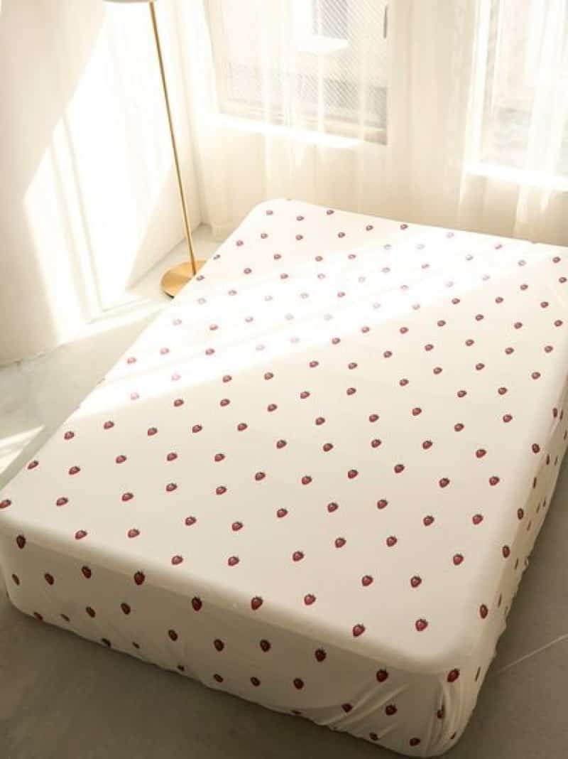 定価以下　ジェラートピケ　ボックスシーツ もこもこ シングル　ベージュ　敷布団 Sleep】ベア柄BOXシーツ（シングル）(ボックスシーツ・敷き
