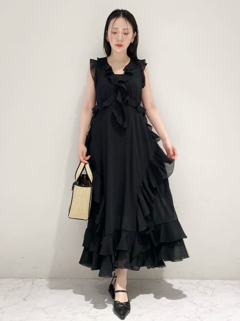楽天市場】レイヤード刺繍チュールワンピース LILY BROWN リリー