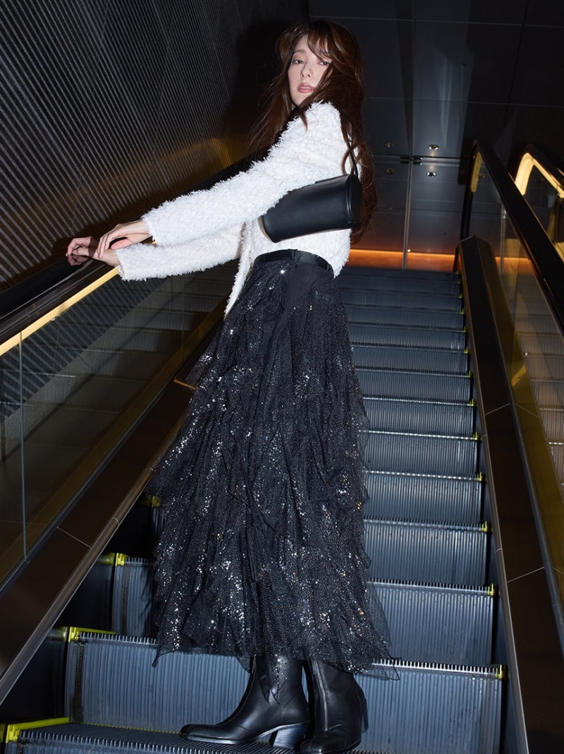 SALE／30%OFF】チュールラッフルスカート FRAY I.D フレイ