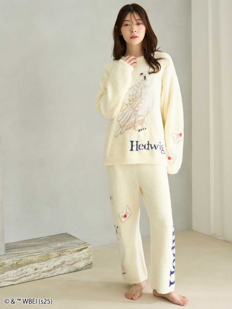 【SALE／30%OFF】【ハリー・ポッター】モチーフニットロングパンツ SNIDEL HOME スナイデルホーム パンツ その他のパンツ ネイビー ホワイト ピンク【RBA_E】【送料無料】[ Fashion]