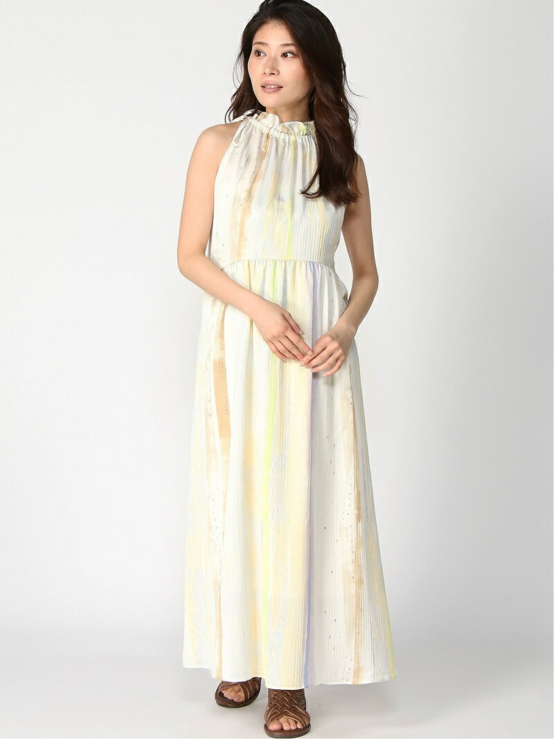 楽天市場 Rakuten Fashion Sale 45 Off タイダイストライプワンピース Celford セルフォード ワンピース ノースリーブワンピース ホワイト ブルー Rba E 送料無料 Usagistore Usagionline公式ストア