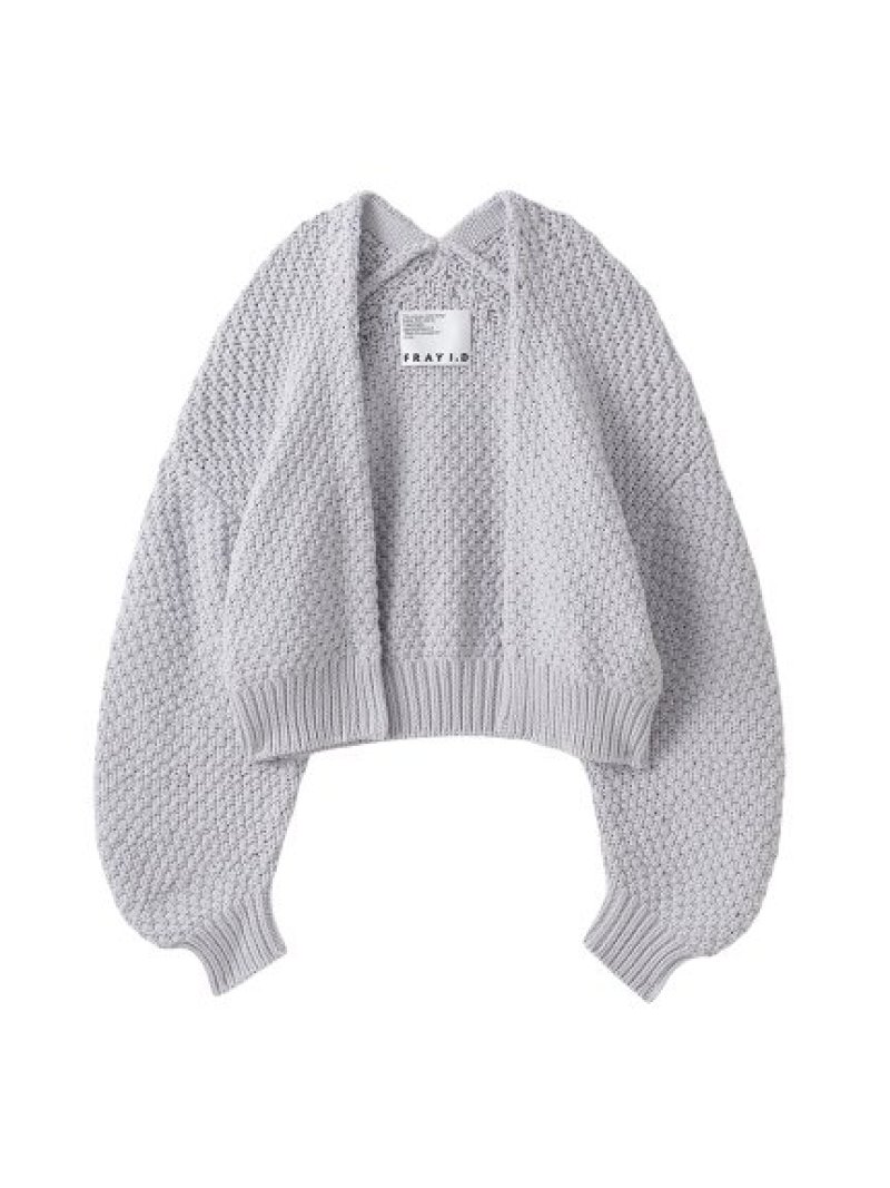 SALE／50%OFF】ローゲージショートカーディガン FRAY I.D フレイ