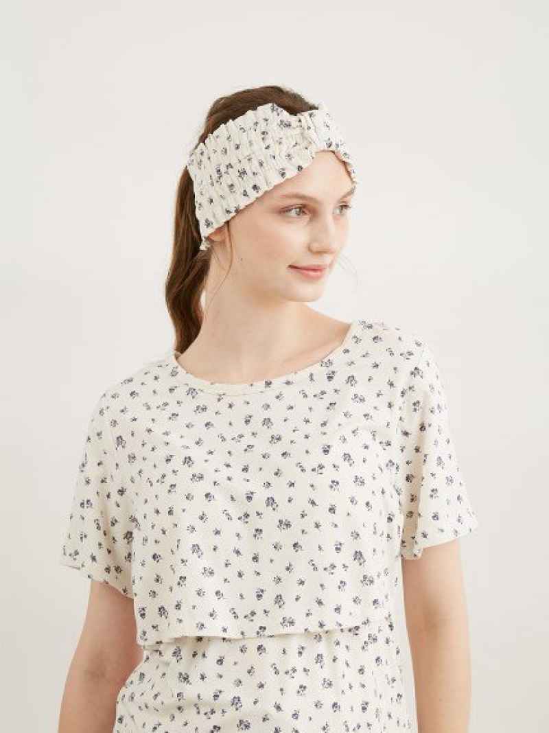 マタニティ小花柄ヘアバンド Gelato Pique ファッショングッズ ジェラートピケ