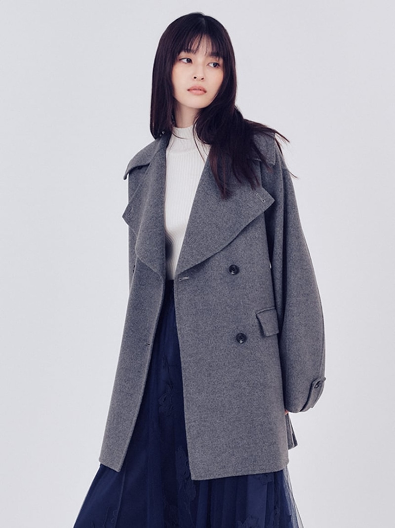 楽天市場】オーバーサイズウールシャギージャコット FRAY I.D フレイ