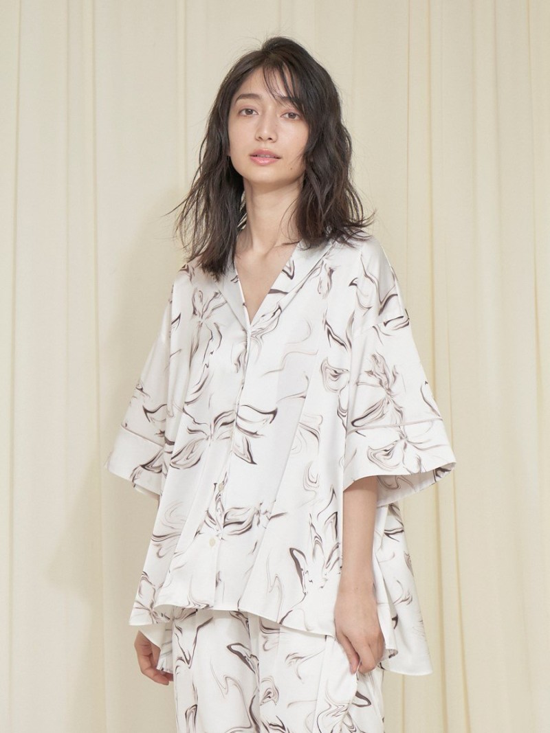 styling/ - styling/ スタイリング ラッフルショルダートップス
