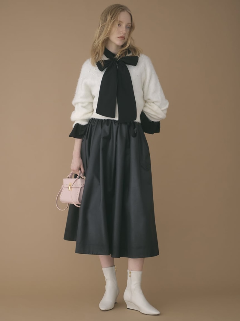 SALE／50%OFF】ベルスリーブバックリボンブラウス CELFORD セル