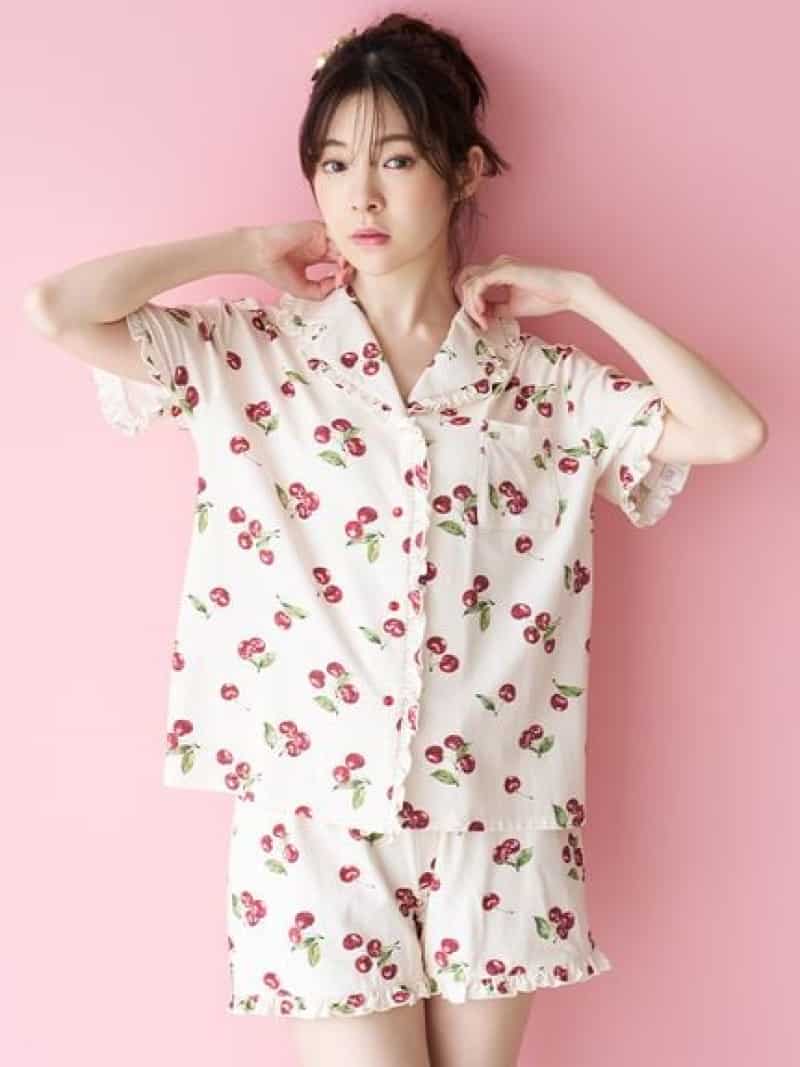 【Moilis】チェリー開襟シャツ SNIDEL HOME スナイデルホーム トップス シャツ・ブラウス ホワイト【送料無料】[ Fashion]｜USAGISTORE USAGIONLINE公式ストア