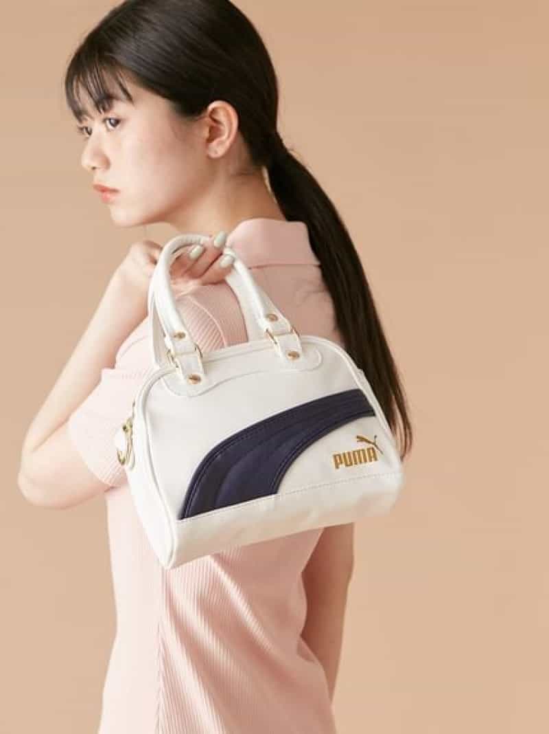 【SALE／30%OFF】【LILY BROWN×PUMA】ミニグリップショルダーバッグ LILY BROWN リリーブラウン バッグ その他のバッグ ホワイト レッド【RBA_E】【送料無料】[ Fashion]