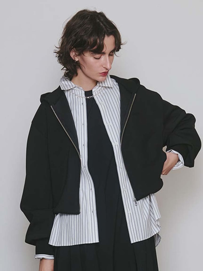 【ONLINE限定カラーあり】ストライプベーシックシャツ emmi エミ トップス シャツ・ブラウス ホワイト ピンク【送料無料】[ Fashion]