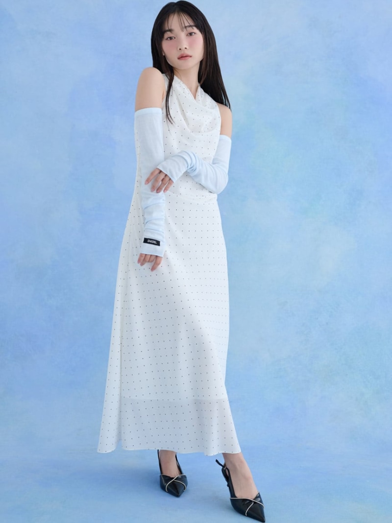 アメスリドレープワンピース SNIDEL スナイデル ワンピース・ドレス ワンピース グリーン【送料無料】[ Fashion]
