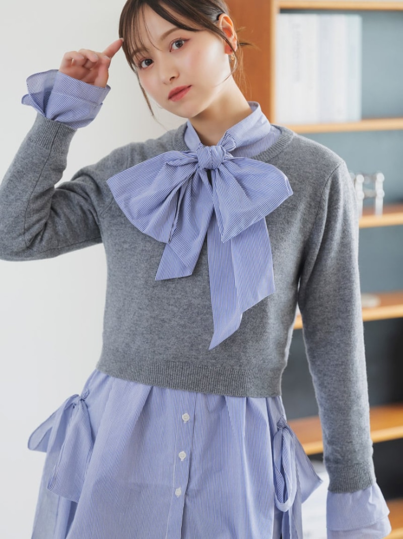 楽天市場】フリルニットカーディガン SNIDEL スナイデル トップス