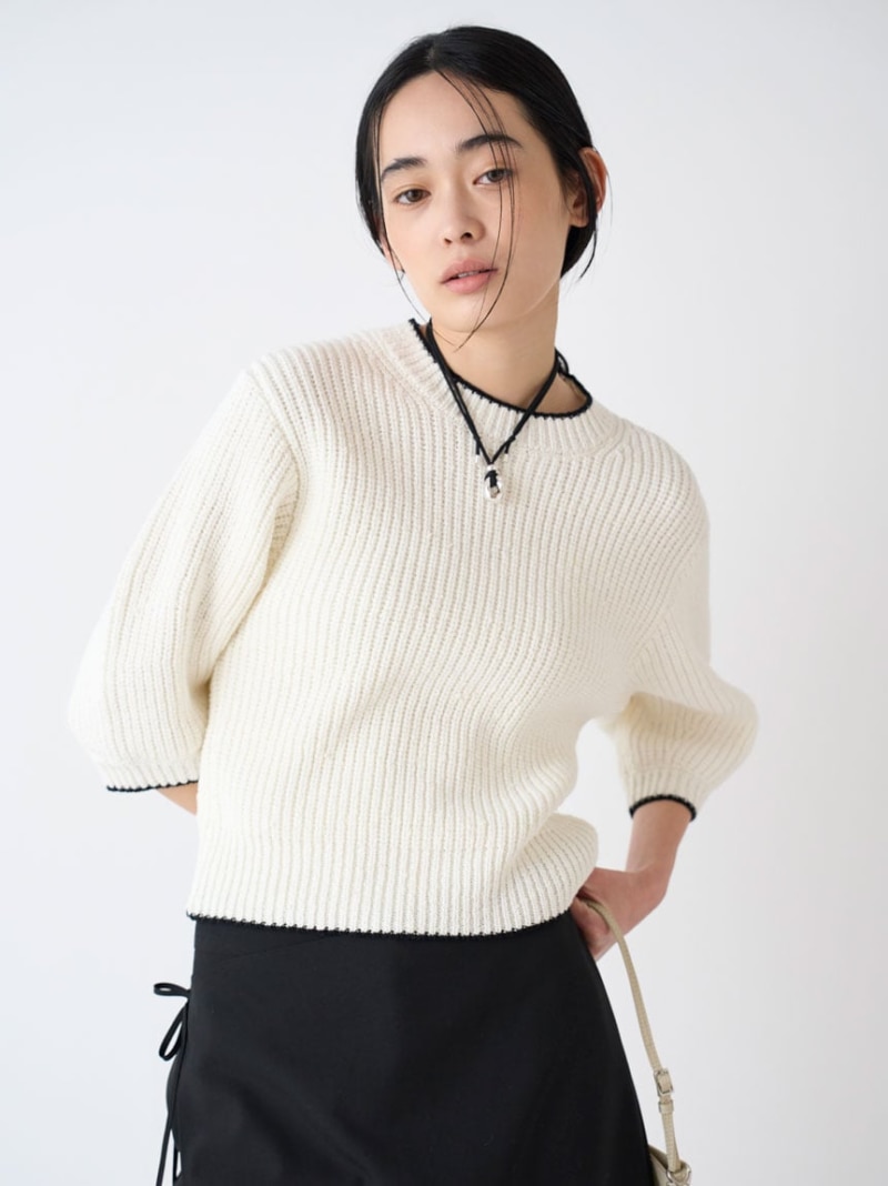 【新品未使用】MIESROHE サテン切り替えカットソー MIESROHE｜サテン切り替えカットソートップス | Rakuten Fashion