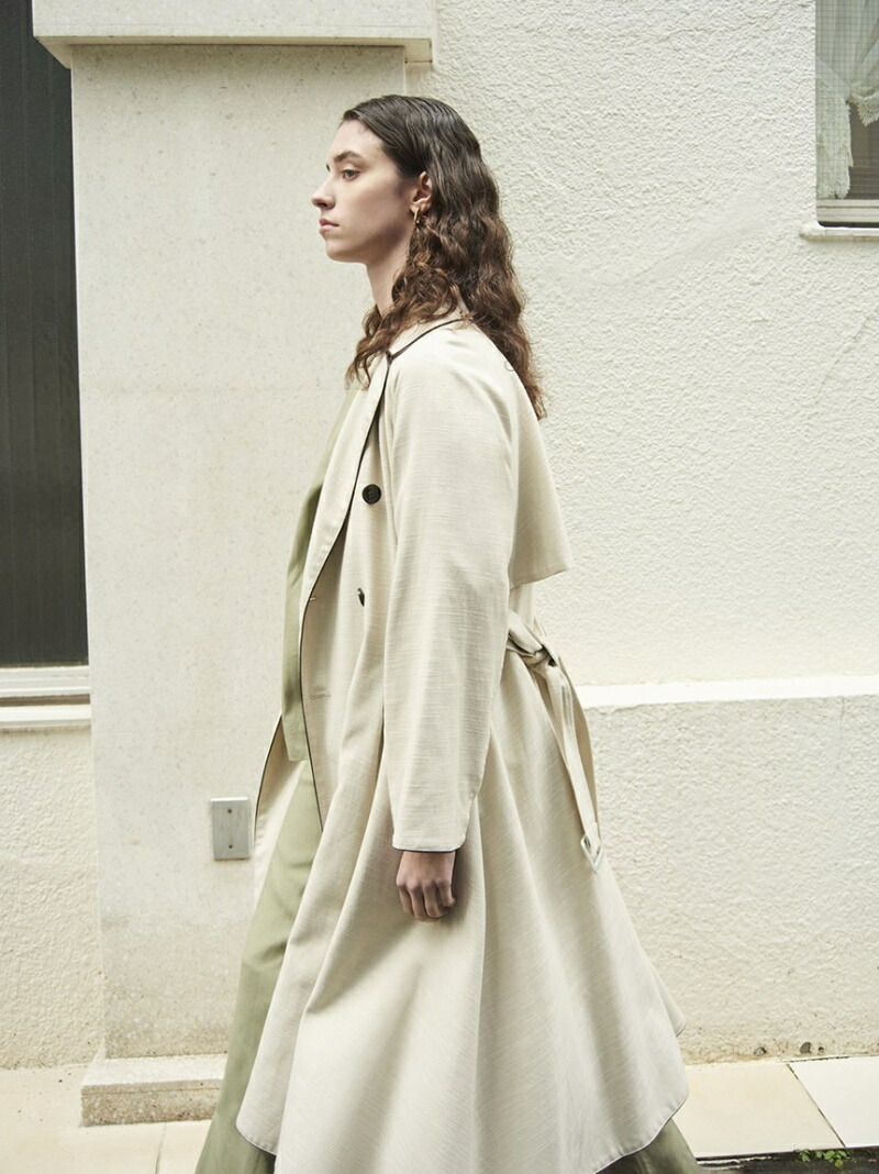 タックデザインナロードレストレンチコート Mila ミラオーウェン Owen