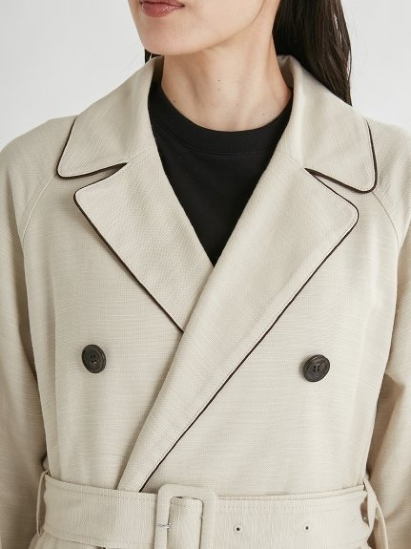 タックデザインナロードレストレンチコート Mila ミラオーウェン Owen