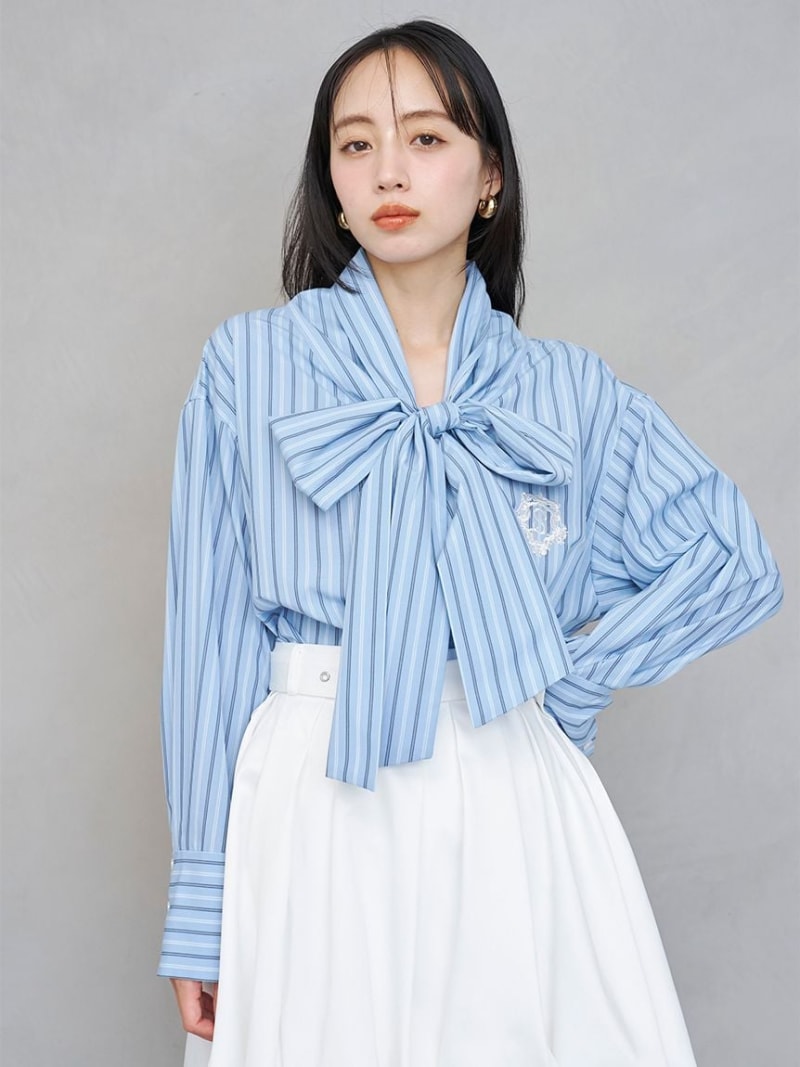 ローリボンブラウス SNIDEL スナイデル トップス シャツ・ブラウス【先行予約】*【送料無料】[ Fashion]｜USAGISTORE USAGIONLINE公式ストア