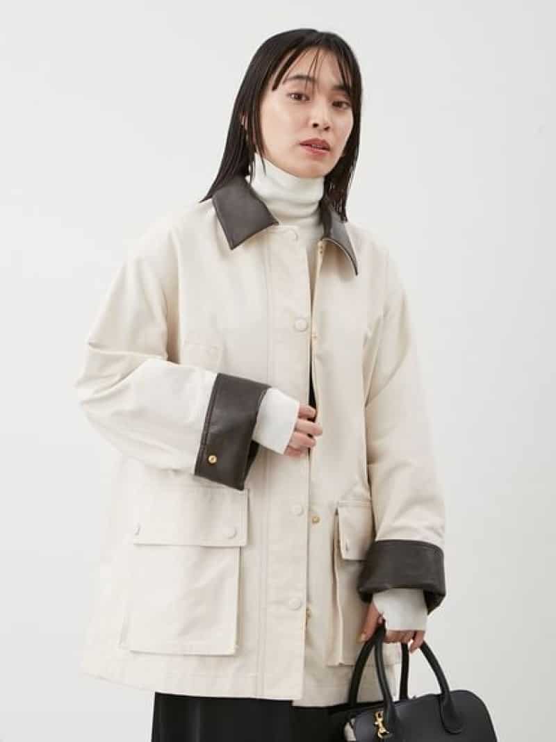 楽天市場】ショートテントシルエットハンティングジャケット Mila Owen