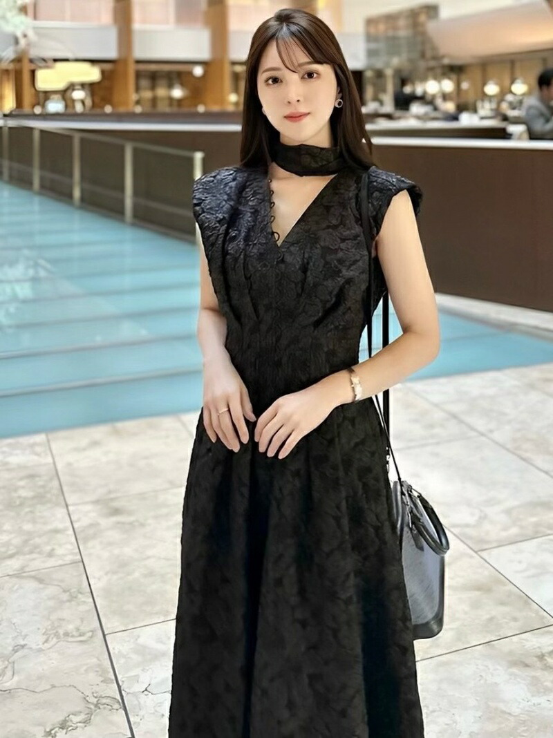 SALE／50%OFF】オーバーショルダージャカードワンピース SNIDEL  