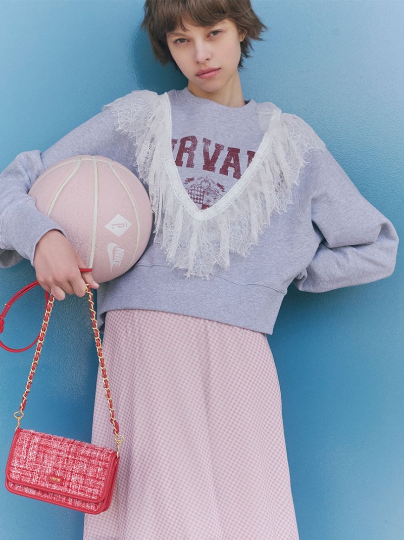 リメイクデザインフリルスウェット FURFUR ファーファー トップス パーカー・フーディー ネイビー グレー【送料無料】[ Fashion] 10,921円