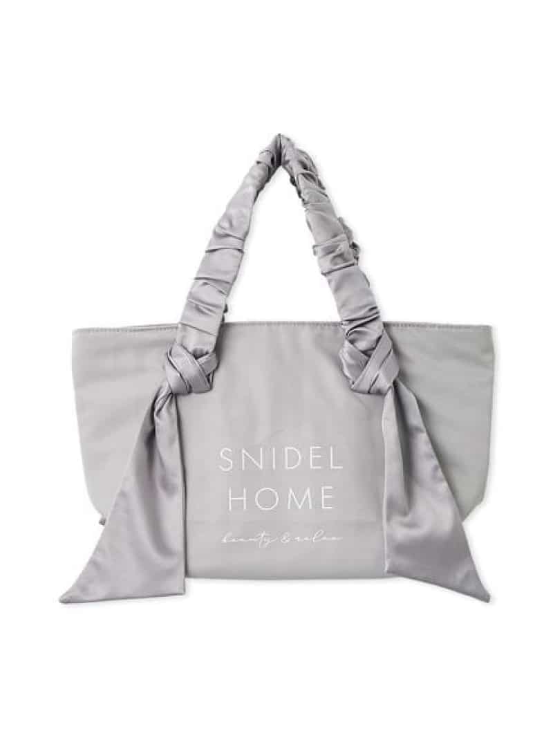 【保冷機能付き】リボントートバック SNIDEL HOME スナイデルホーム バッグ その他のバッグ ブラック【送料無料】[ Fashion]