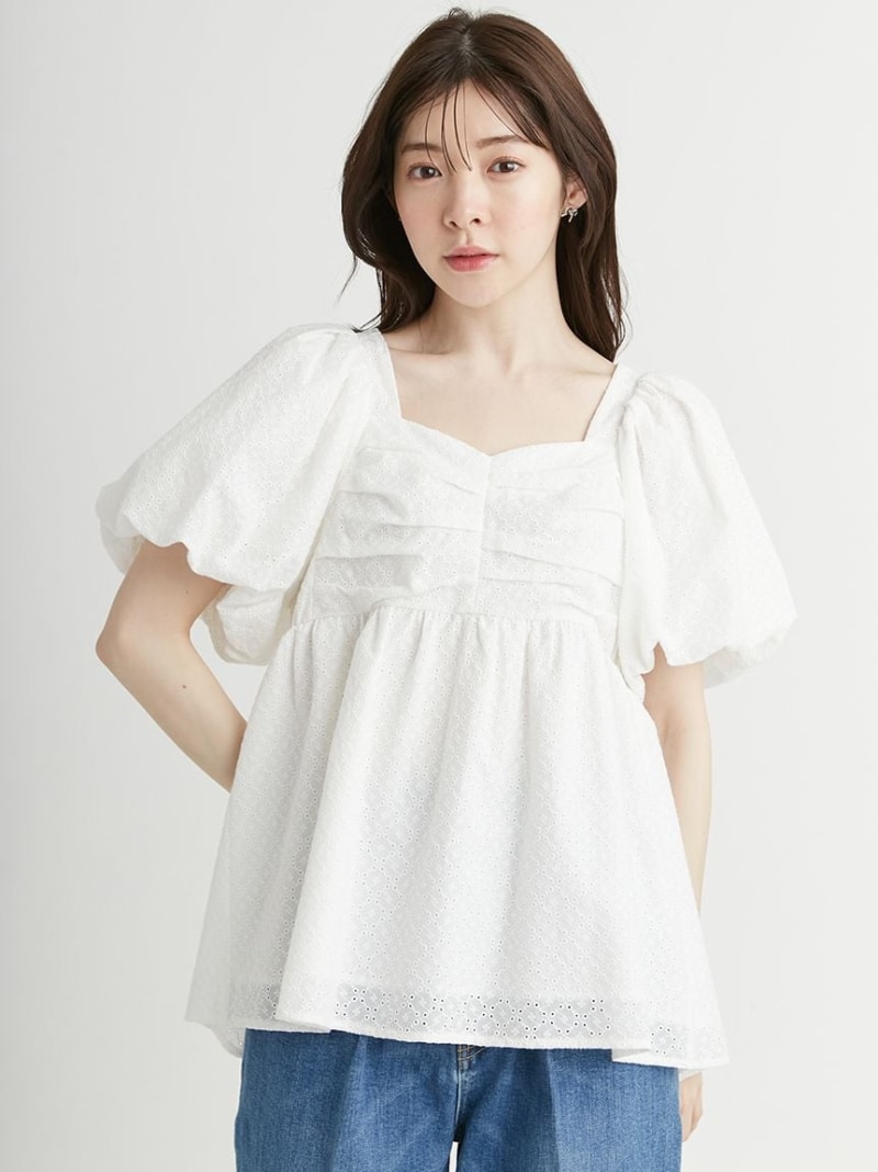 楽天市場】【SALE／40%OFF】オフショルショートブラウス CELFORD