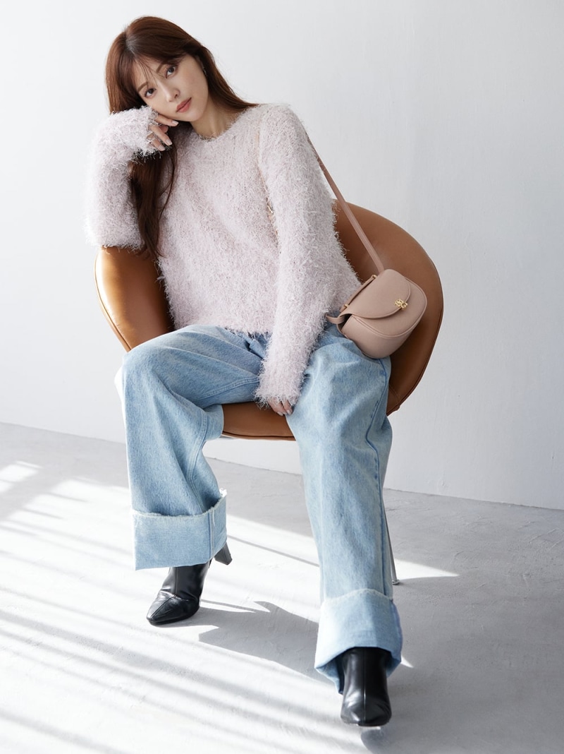 SALE／50%OFF】ウエストタックデニムパンツ SNIDEL スナイデル パンツ