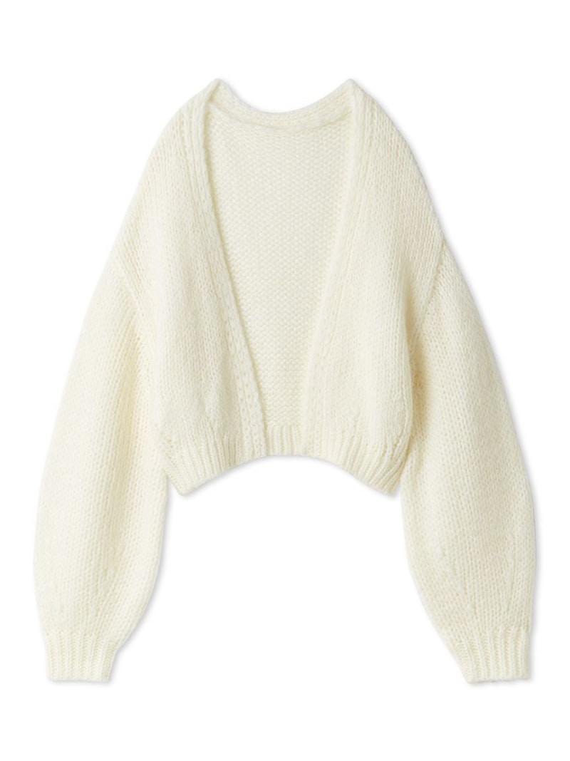 ローゲージショートカーディガン SNIDEL スナイデル トップス ジレー さくら色【貨物輸送無料】[ Fashion]