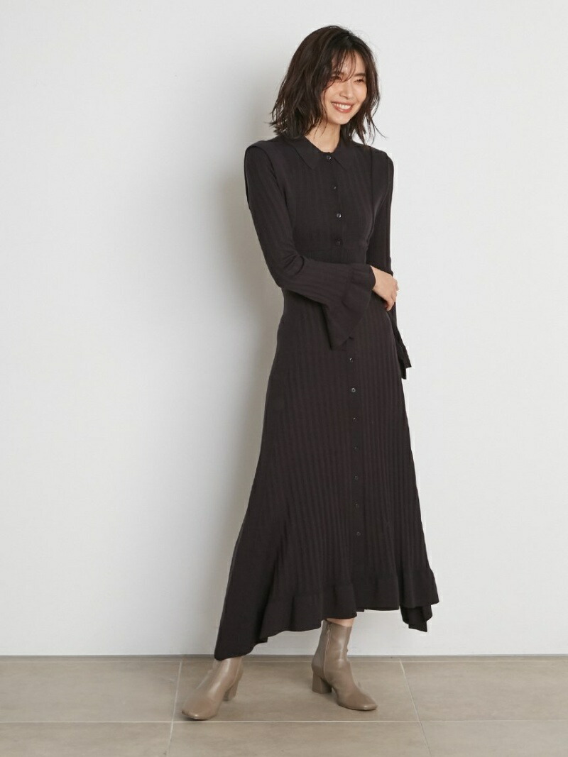 デザインリブニットローブ Snidel スナイデル ワンピース ロングワンピース マキシワンピース ホワイト ニグロ 赤銅 此の先限定 送料無料 Rakuten Fashion Effie Europe Com